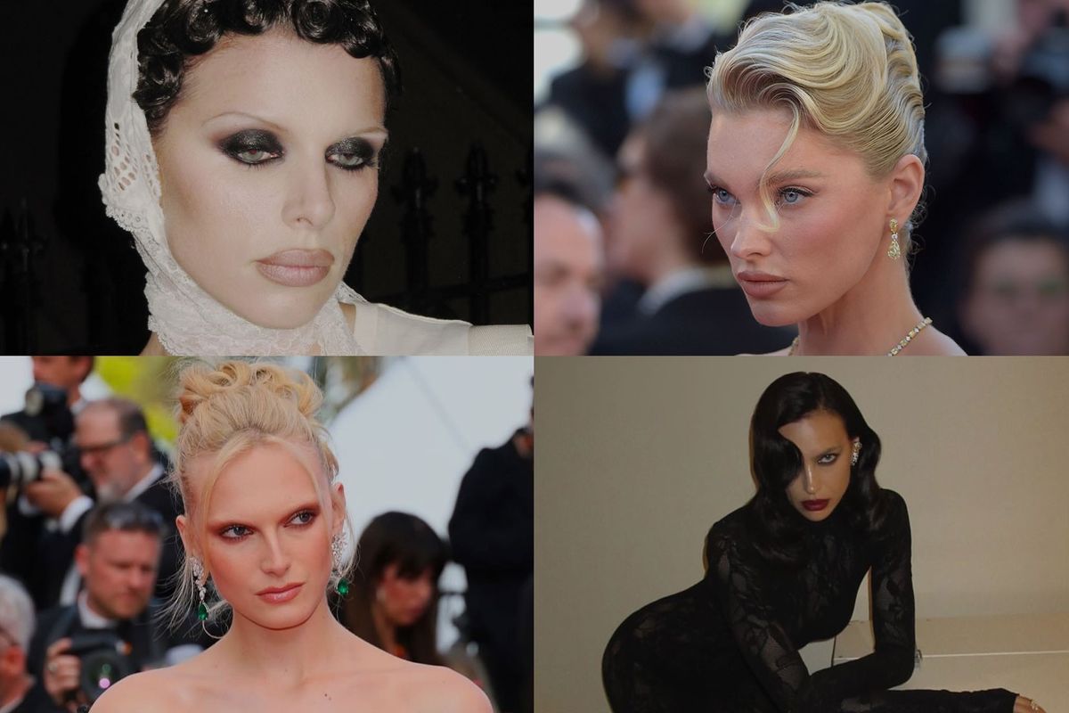 Julia Fox Puts A Gothic Twist On The Skinny Brow Trend