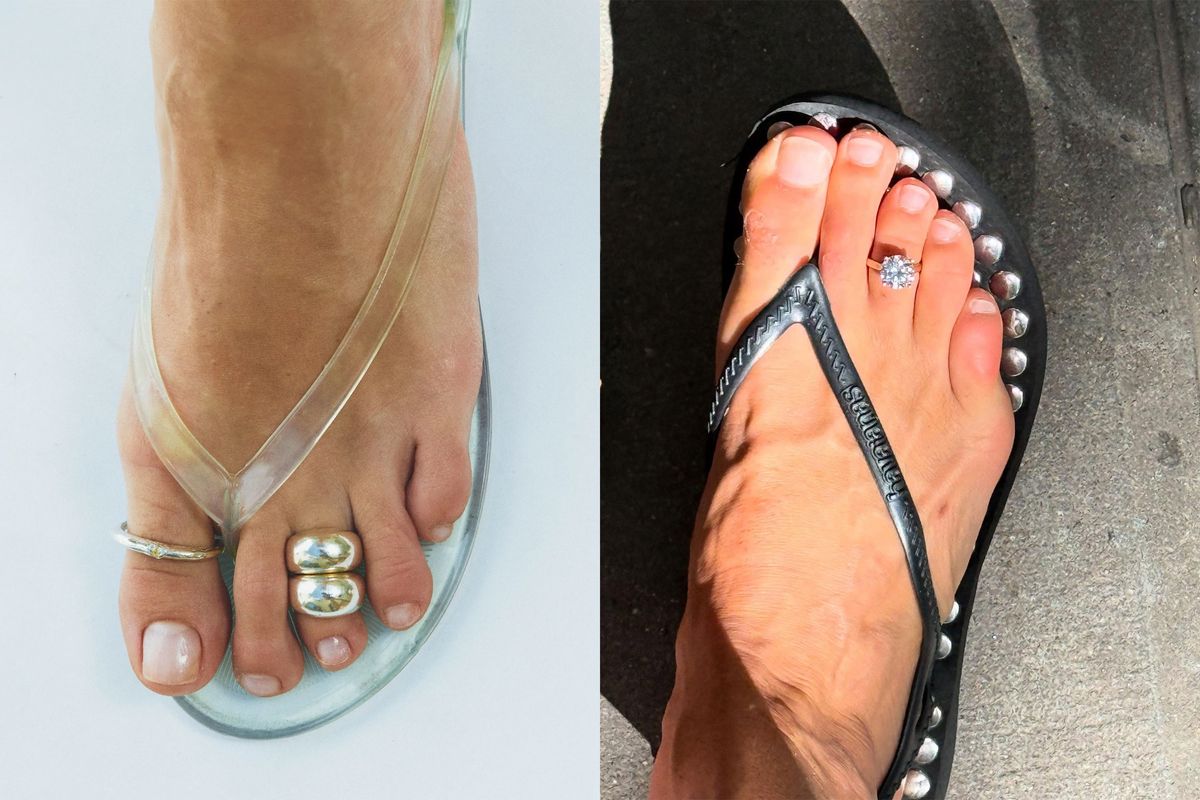 Our Foot Fixation Continues With Toe Rings