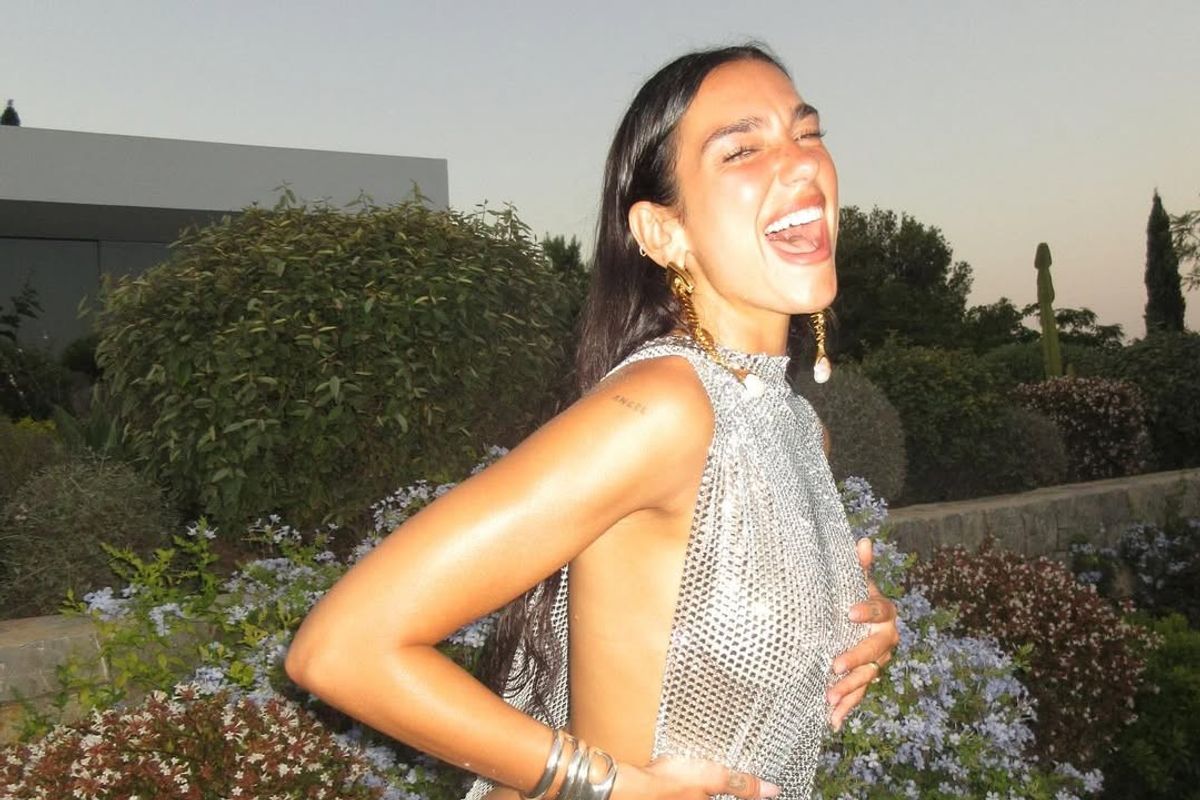 Dua Lip One Ups The Side Boob