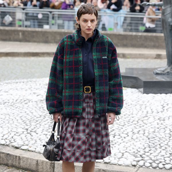 Emma Corrin Cosigns Plaid For Fall