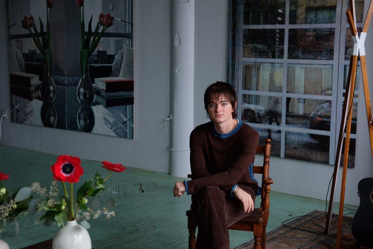 Studio Visit: Asher Liftin's Painted Reflections