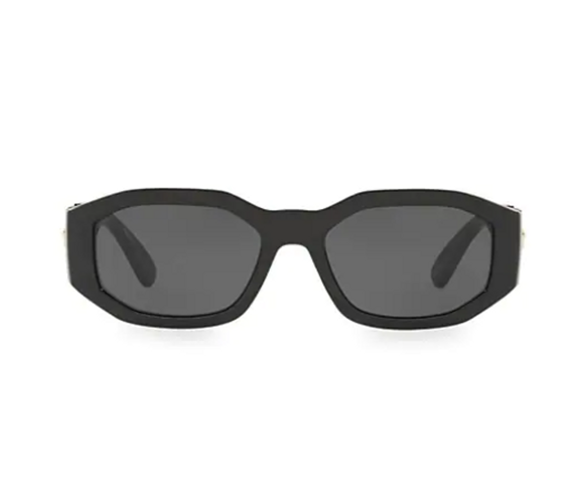 53MM Medusa Detail Oval Sunglasses