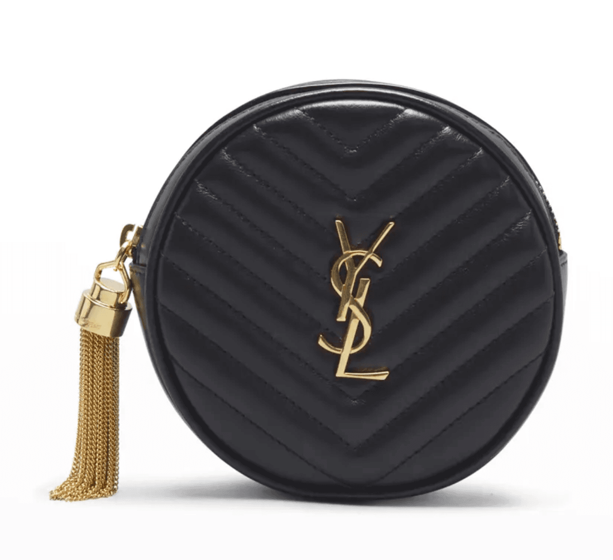 Baby YSL Quilted Round Belt Bag
