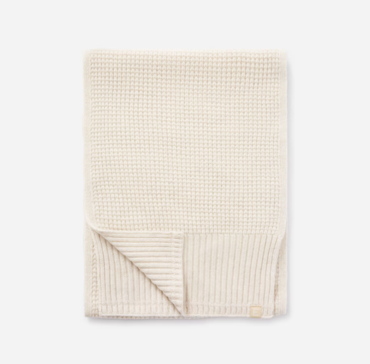 The Felted Merino Waffle-Knit Scarf
