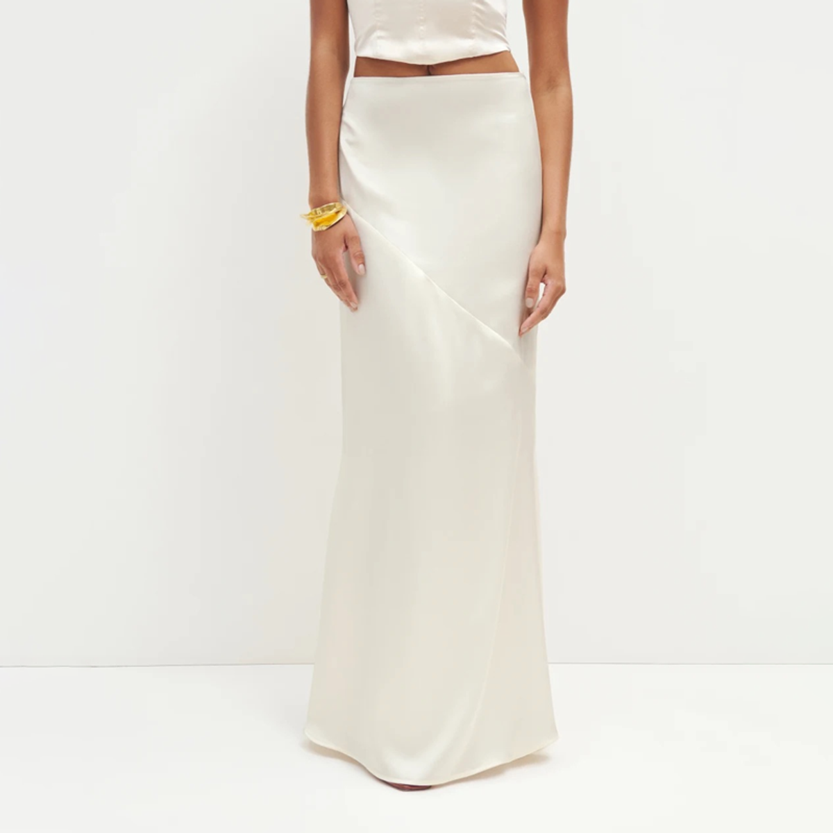 Isabel Satin Skirt