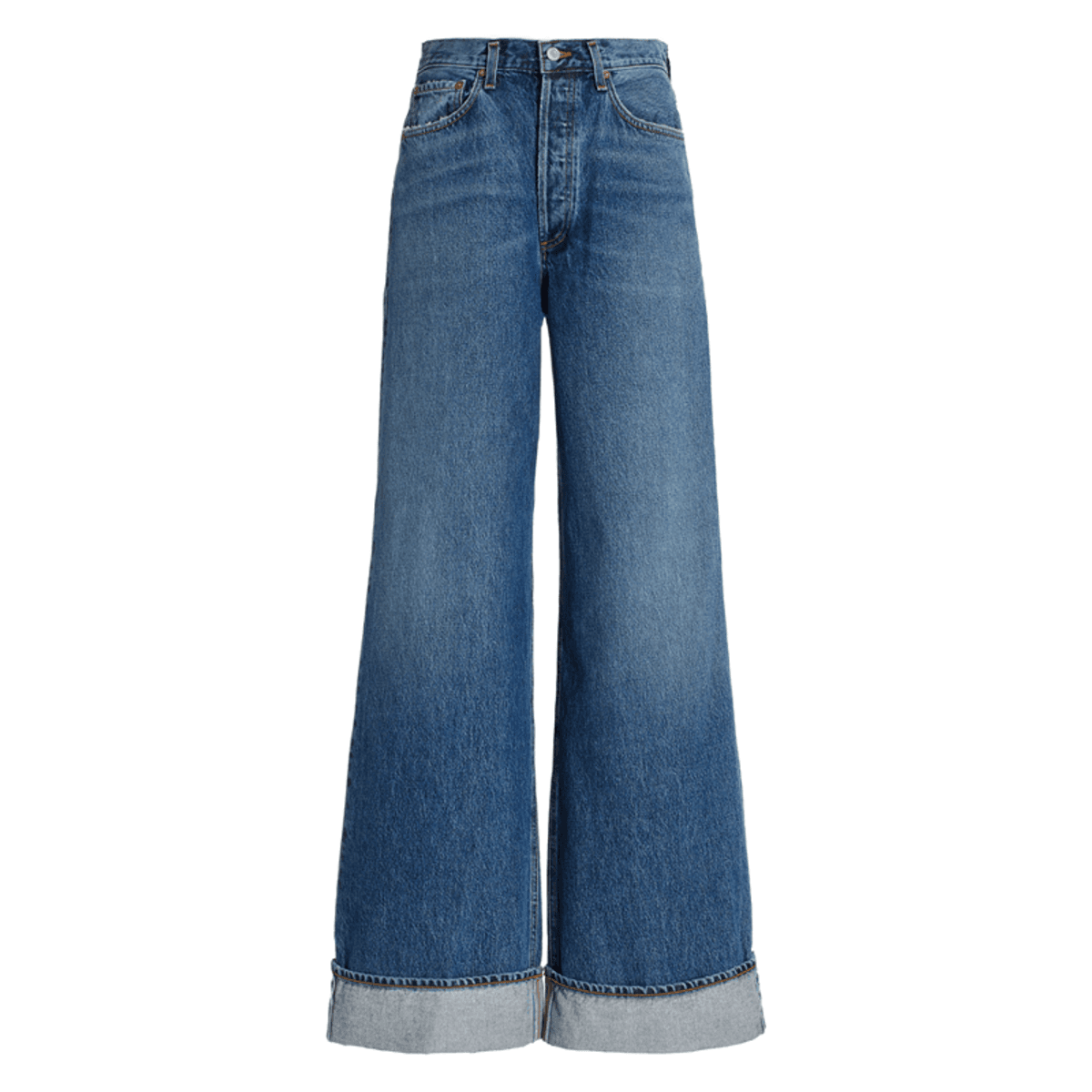 Dame Rigid High-Rise Wide-Leg Jeans