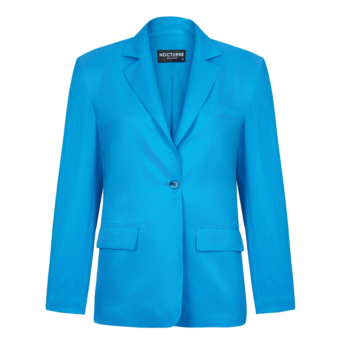 Double-breasted Linen Blazer