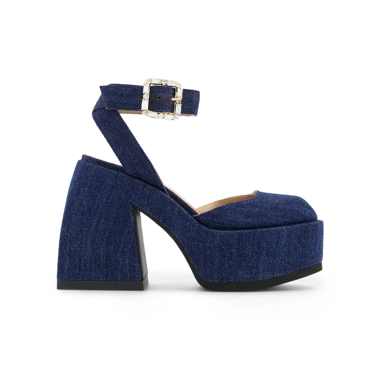 Bulla Sophia Denim Platform Pumps