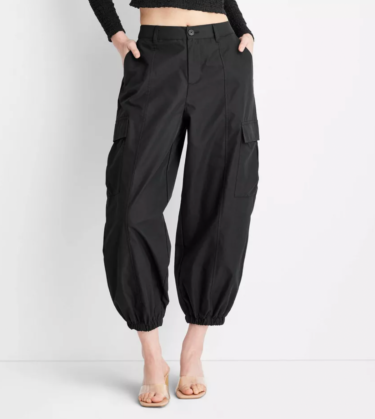 High-Rise Cargo Pants