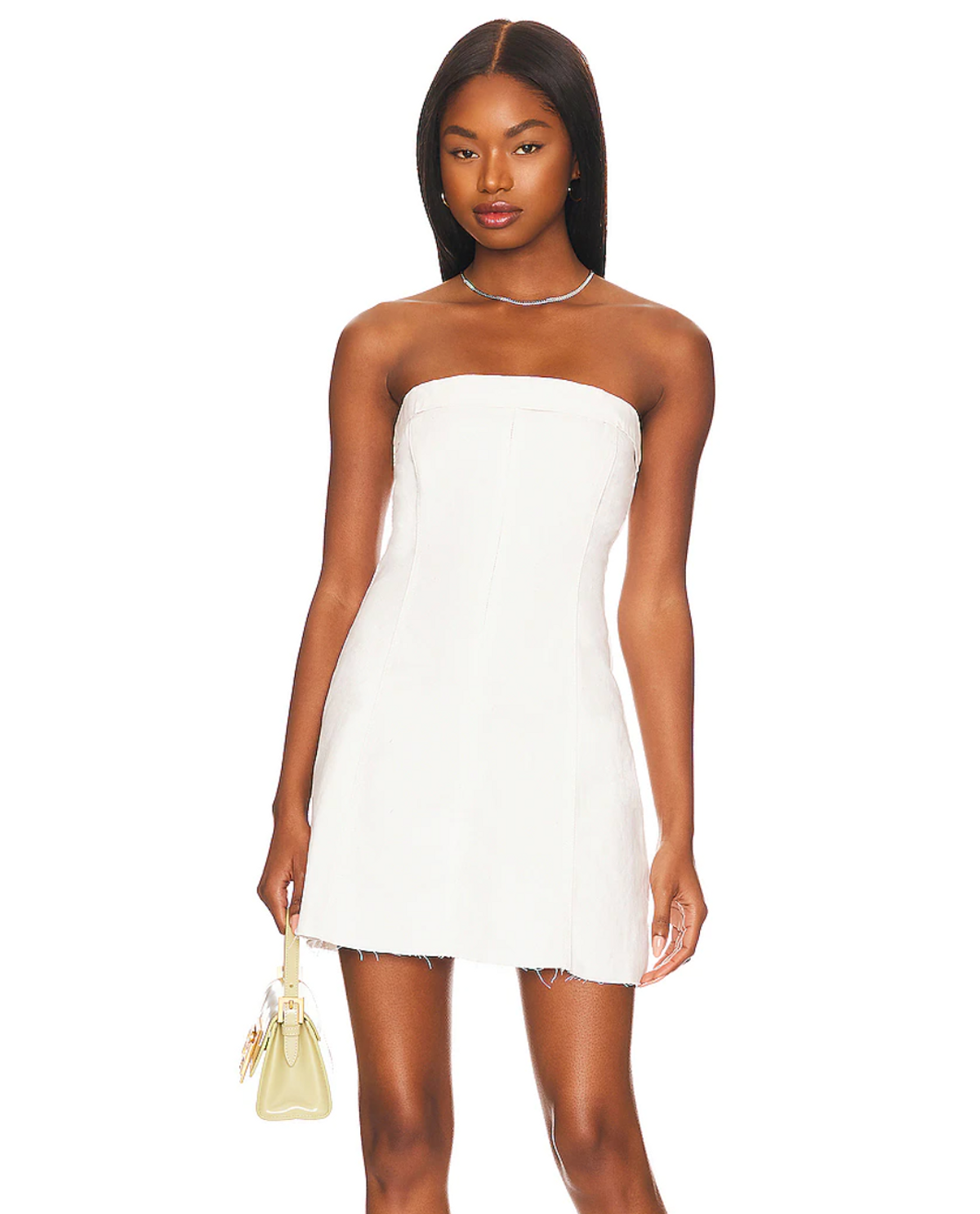 Strapless Denim Dress