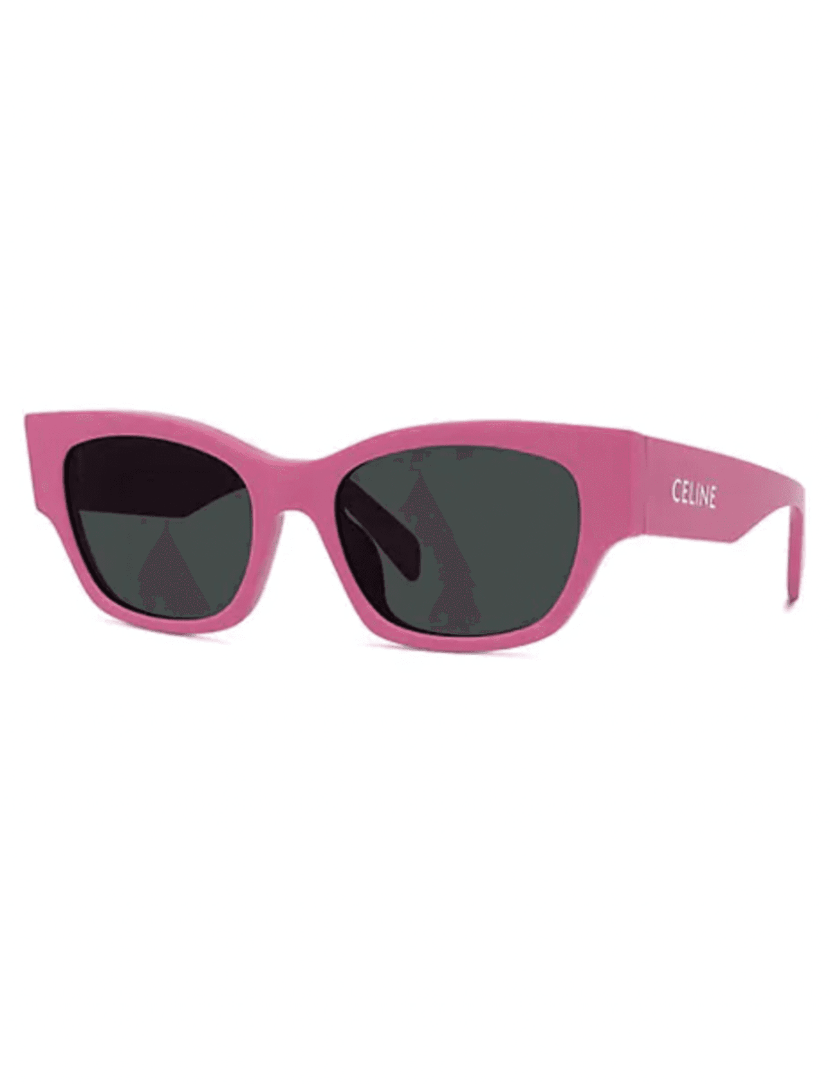 54mm Rectangular Sunglasses In Pink
