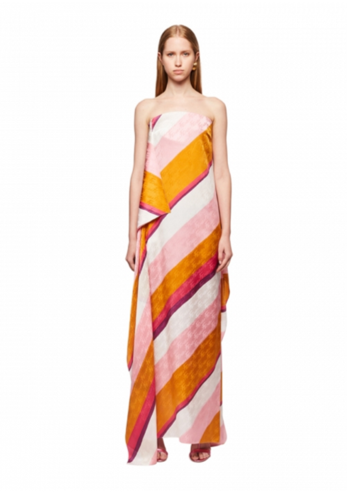 Multicolor Silk Dress