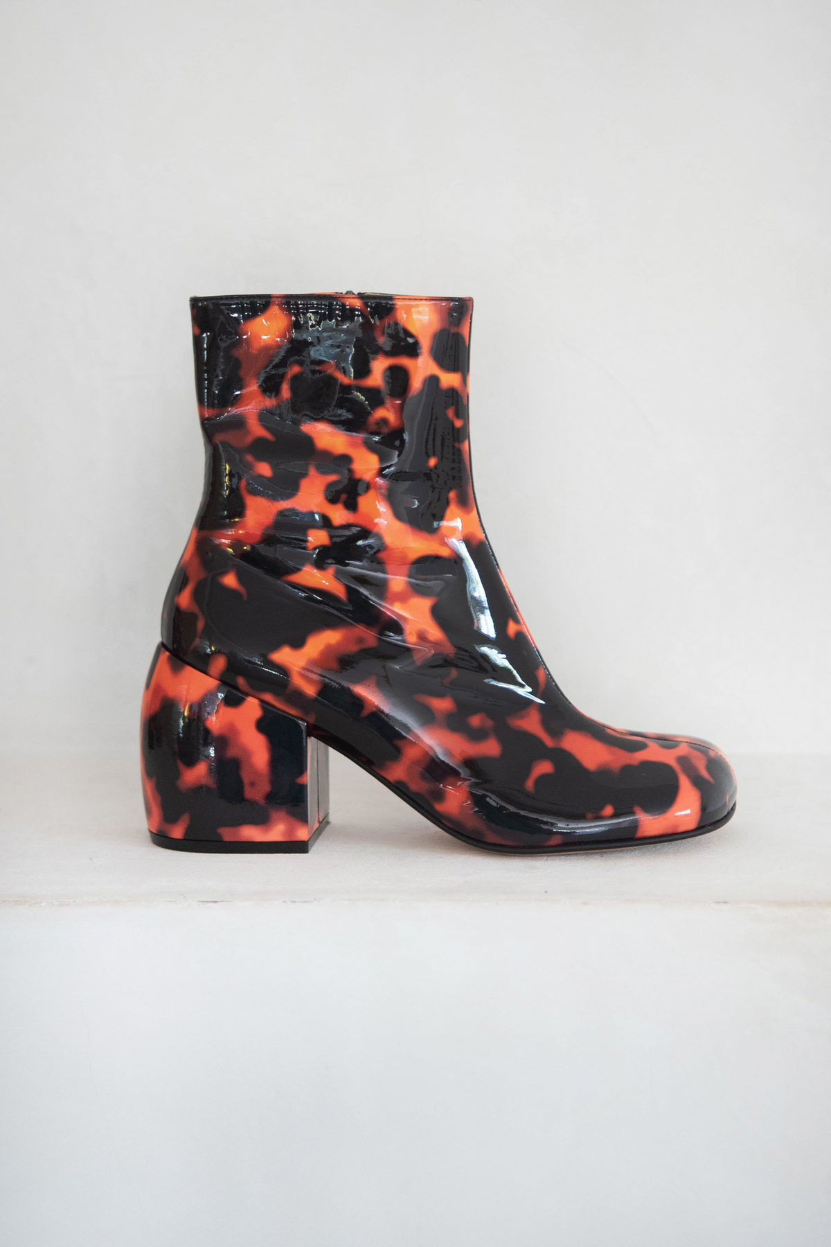 Mid Heel Ankle Boot