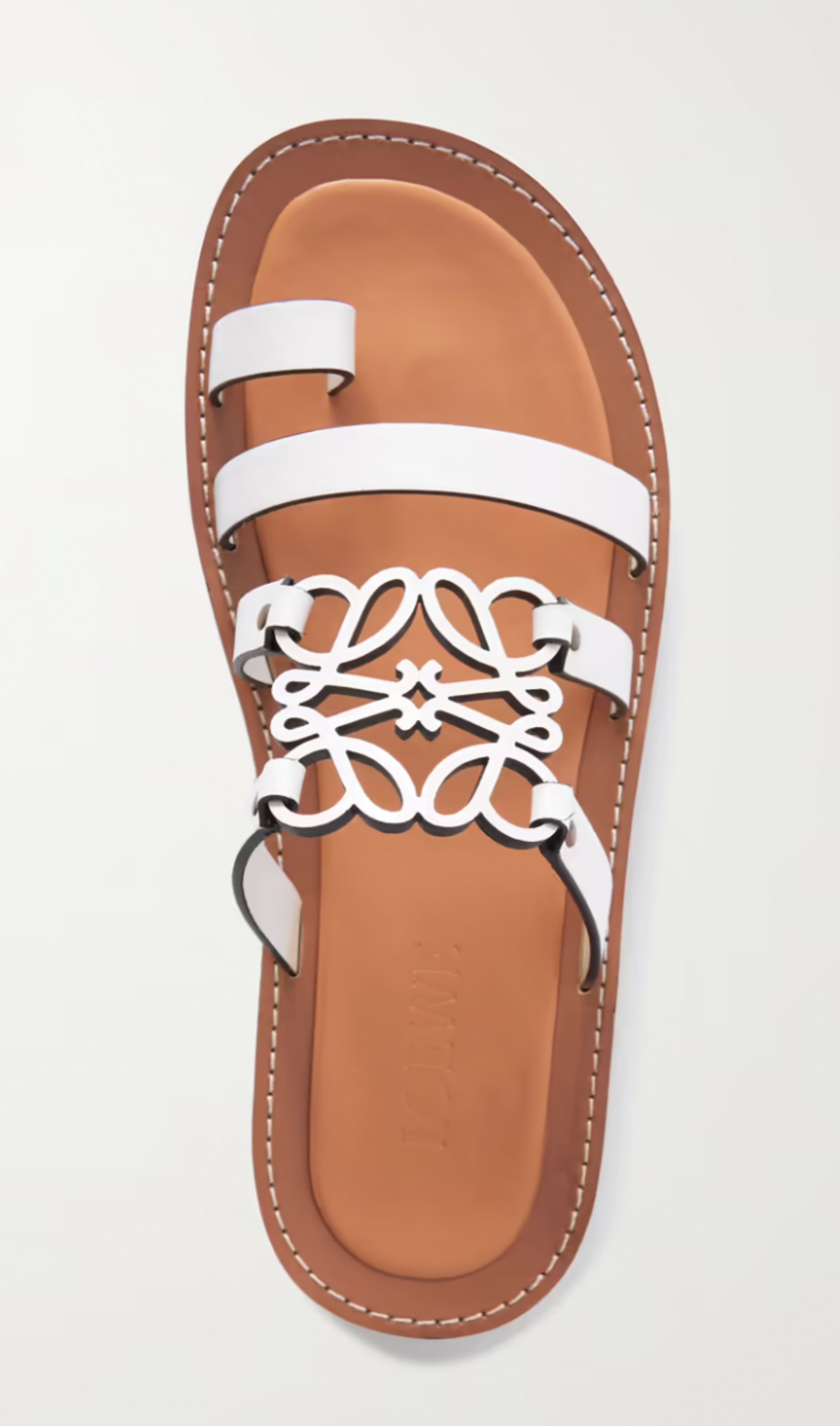 Anagram Leather Sandals