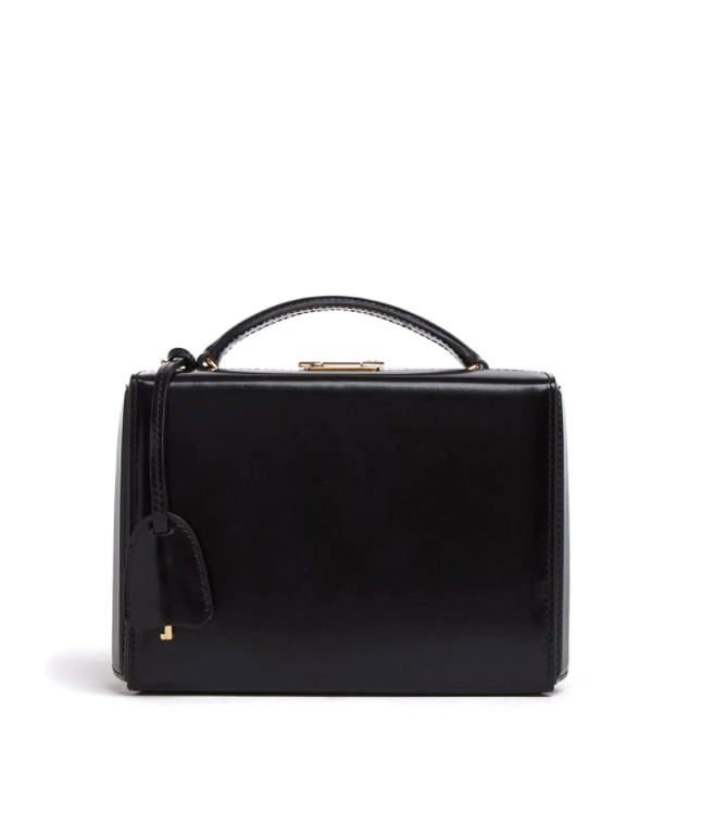 Grace Small Leather Box Bag - Coveteur: Inside Closets, Fashion, Beauty ...