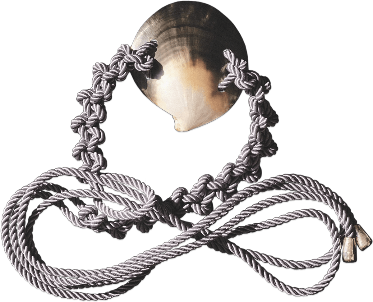 Mother of Pearl Braided Belt