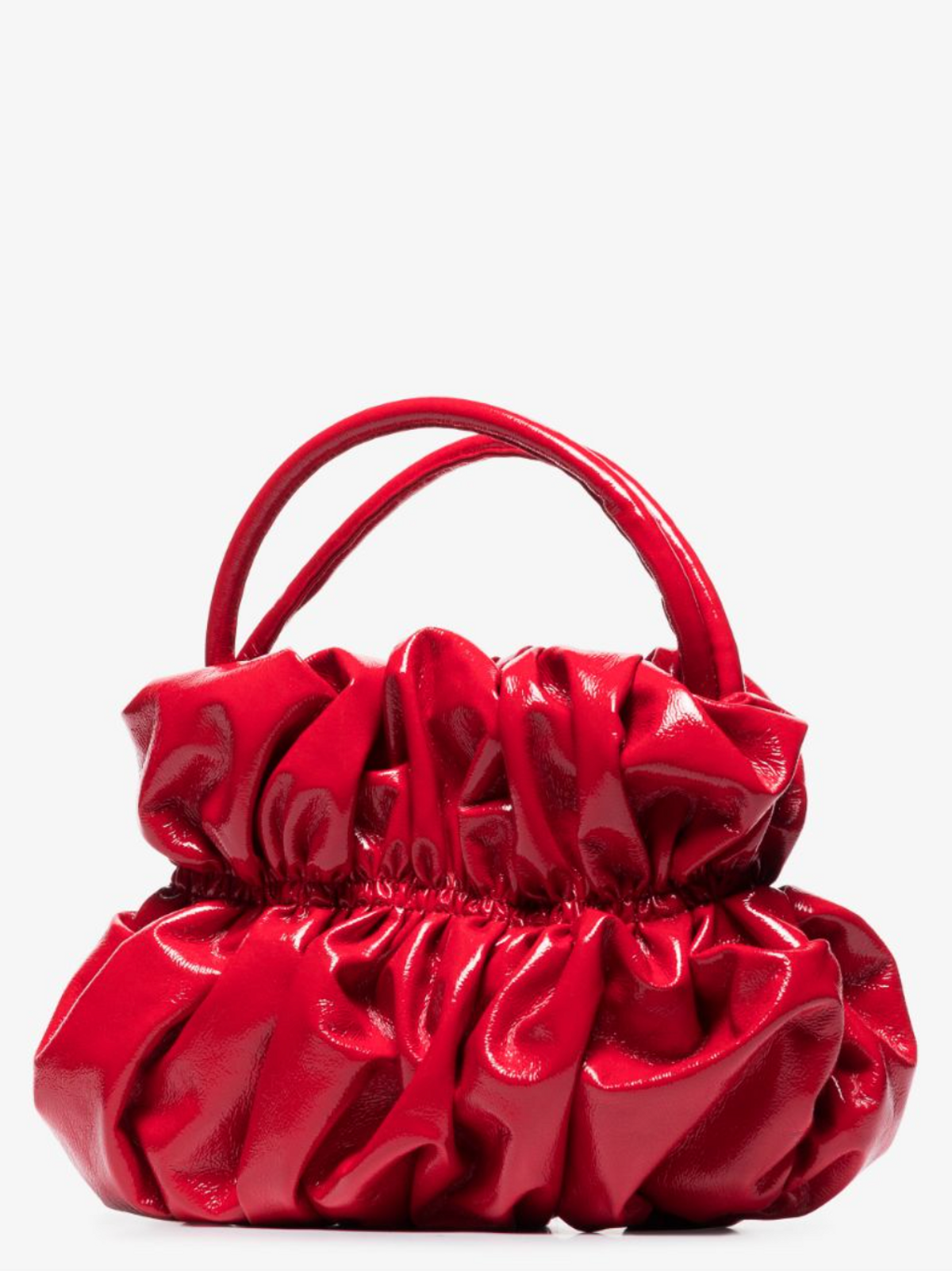 Red Kawasak Bumpy Top Handle Bag