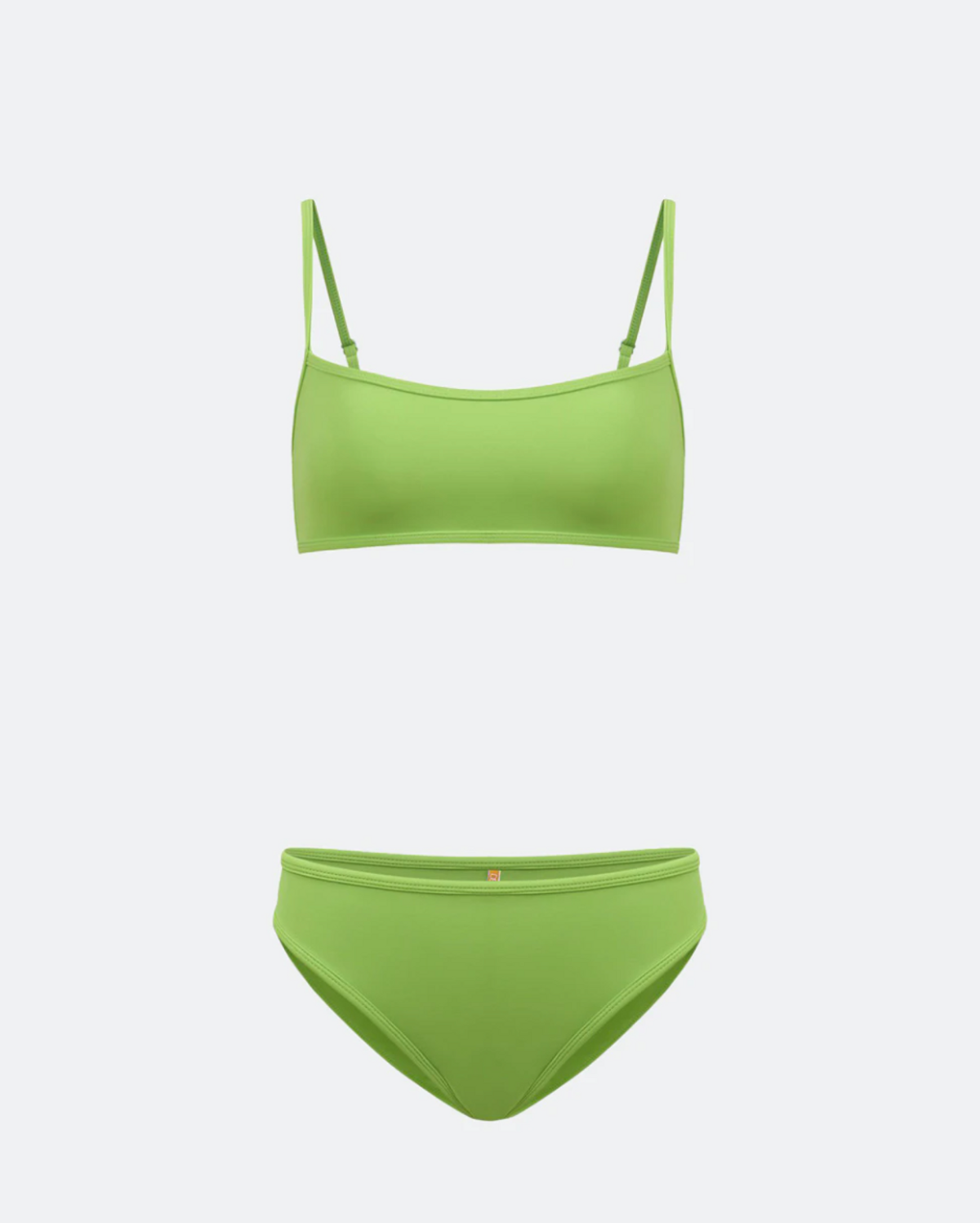 Symi Bikini Top in Bolt Green