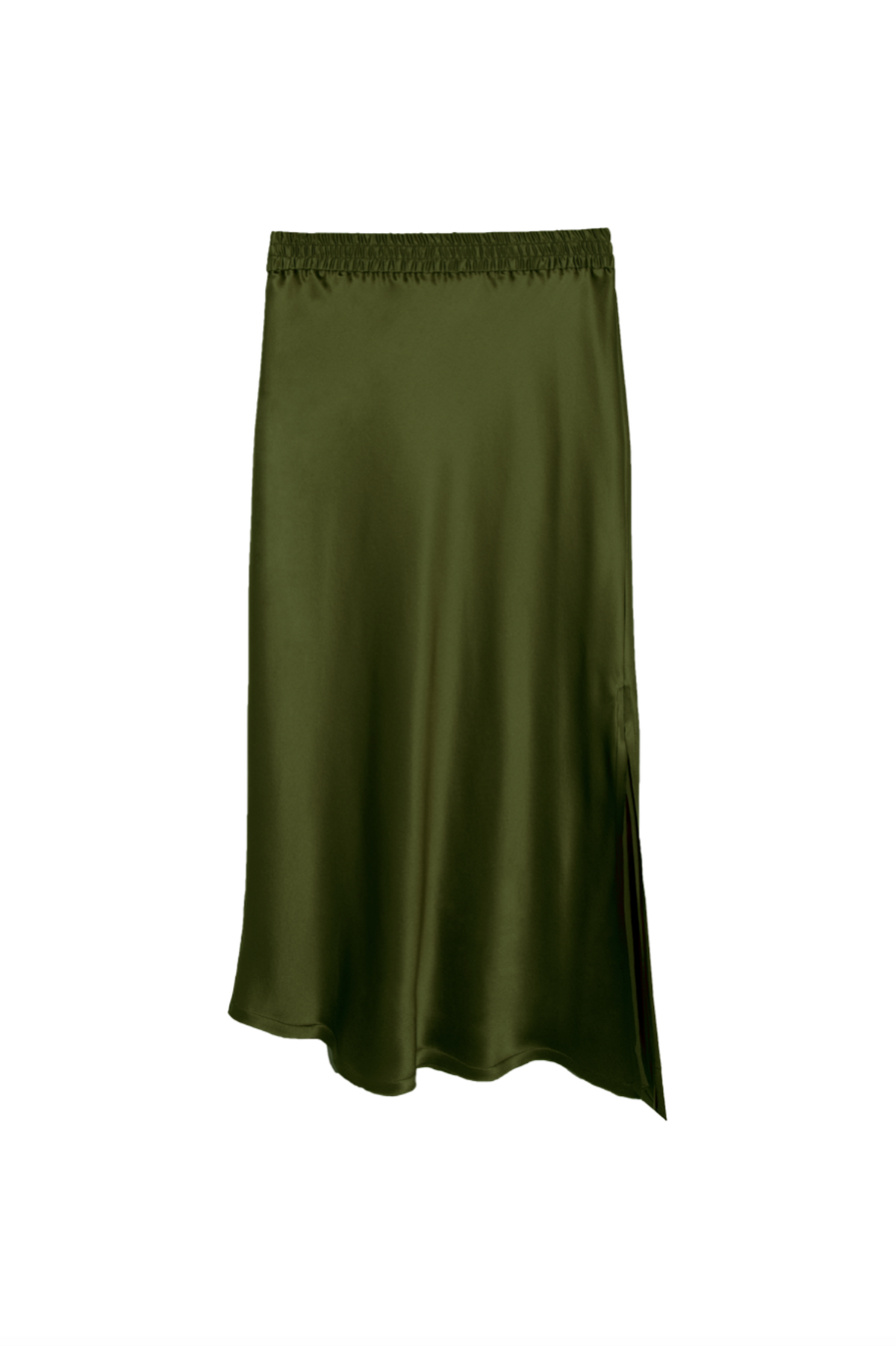 Bias Asymmetric Slit Skirt