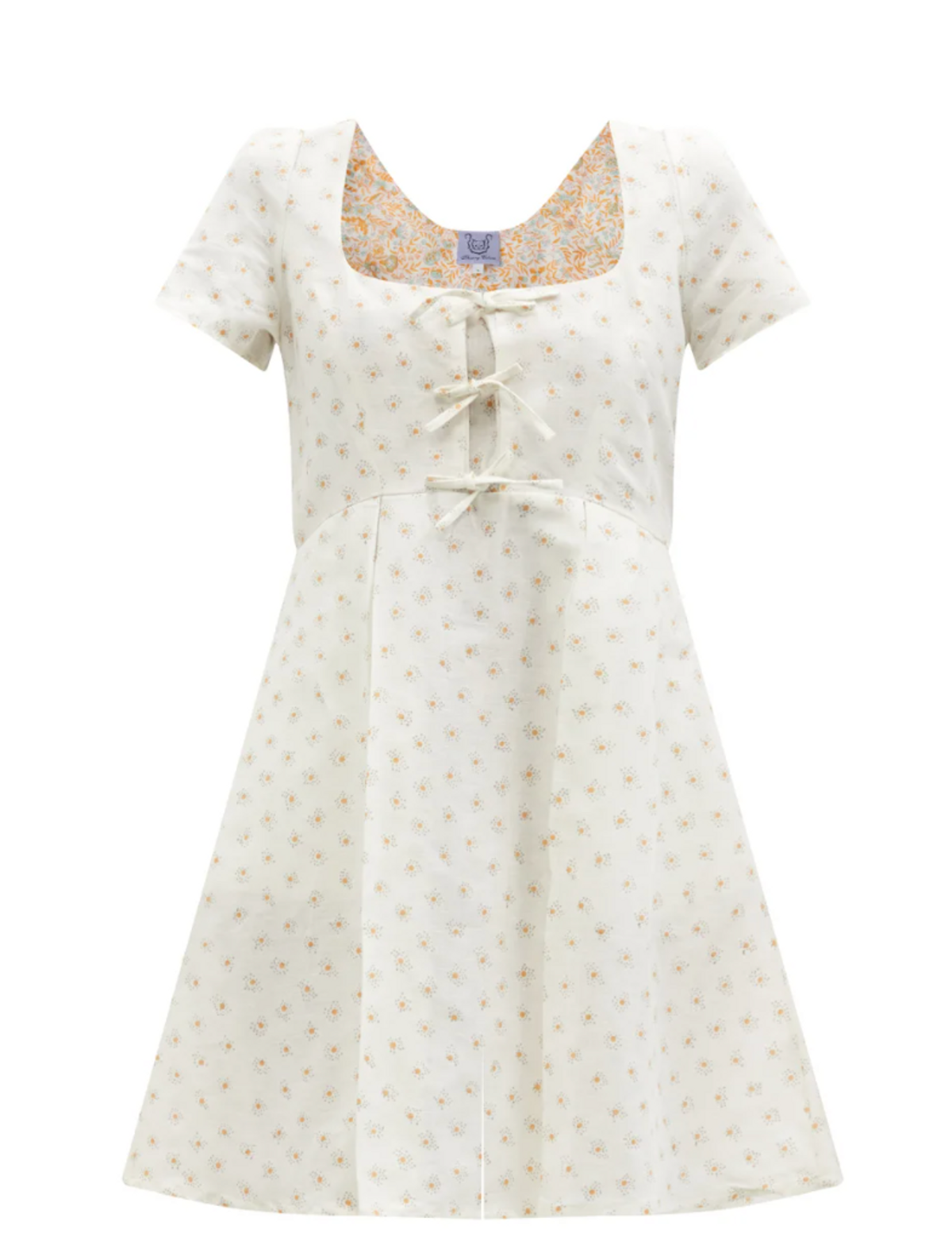 Wilfried Dot-print Cotton-blend Voile Mini Dress
