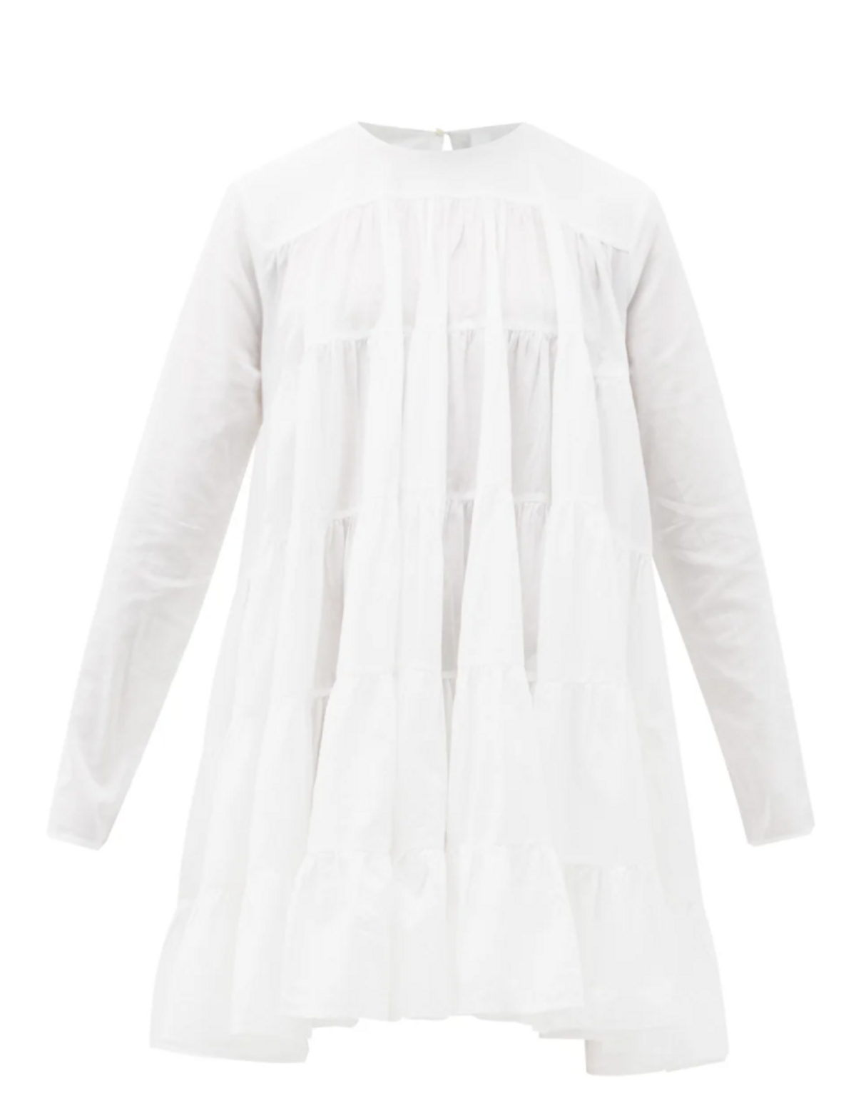 Soliman Tiered Cotton Mini Dress