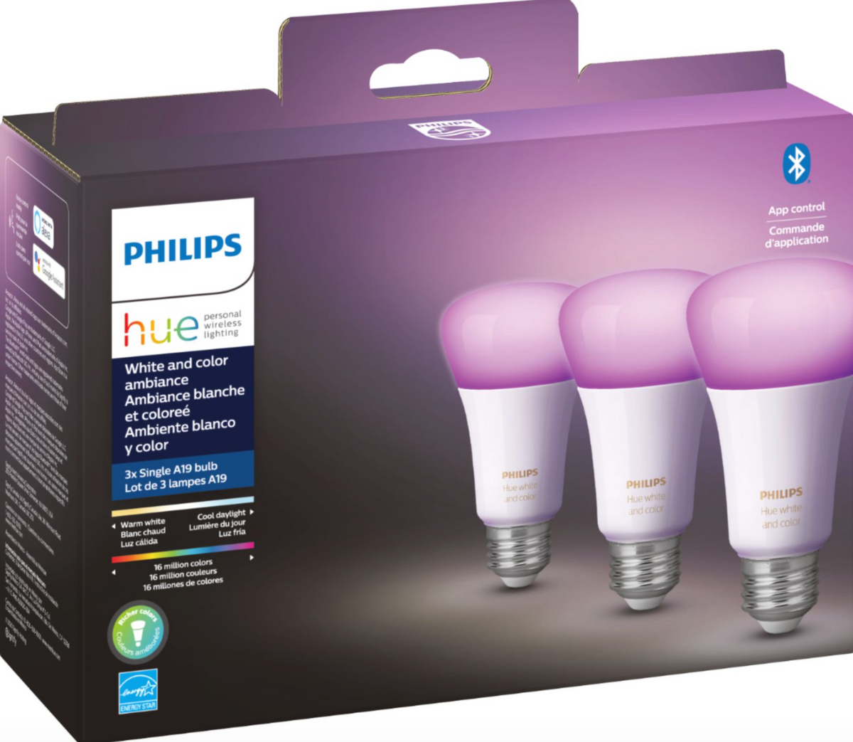 Hue White & Color Ambiance Bulbs Bluetooth LED Smart Bulbs