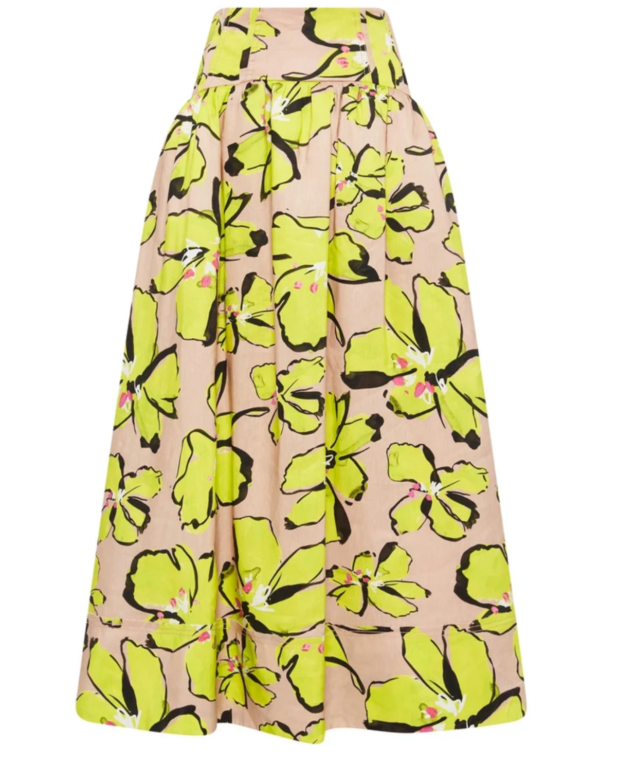 Pelicano Citrus Bloom Midi Skirt