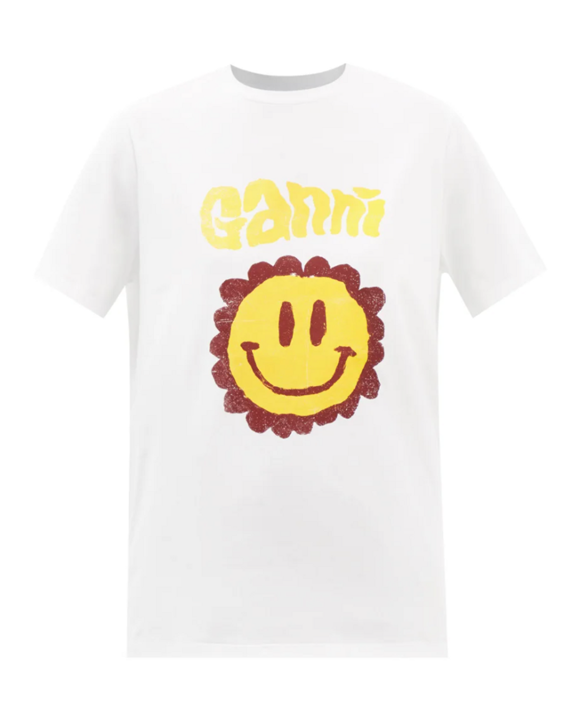 Sunshine-print Organic Cotton Jersey T-shirt