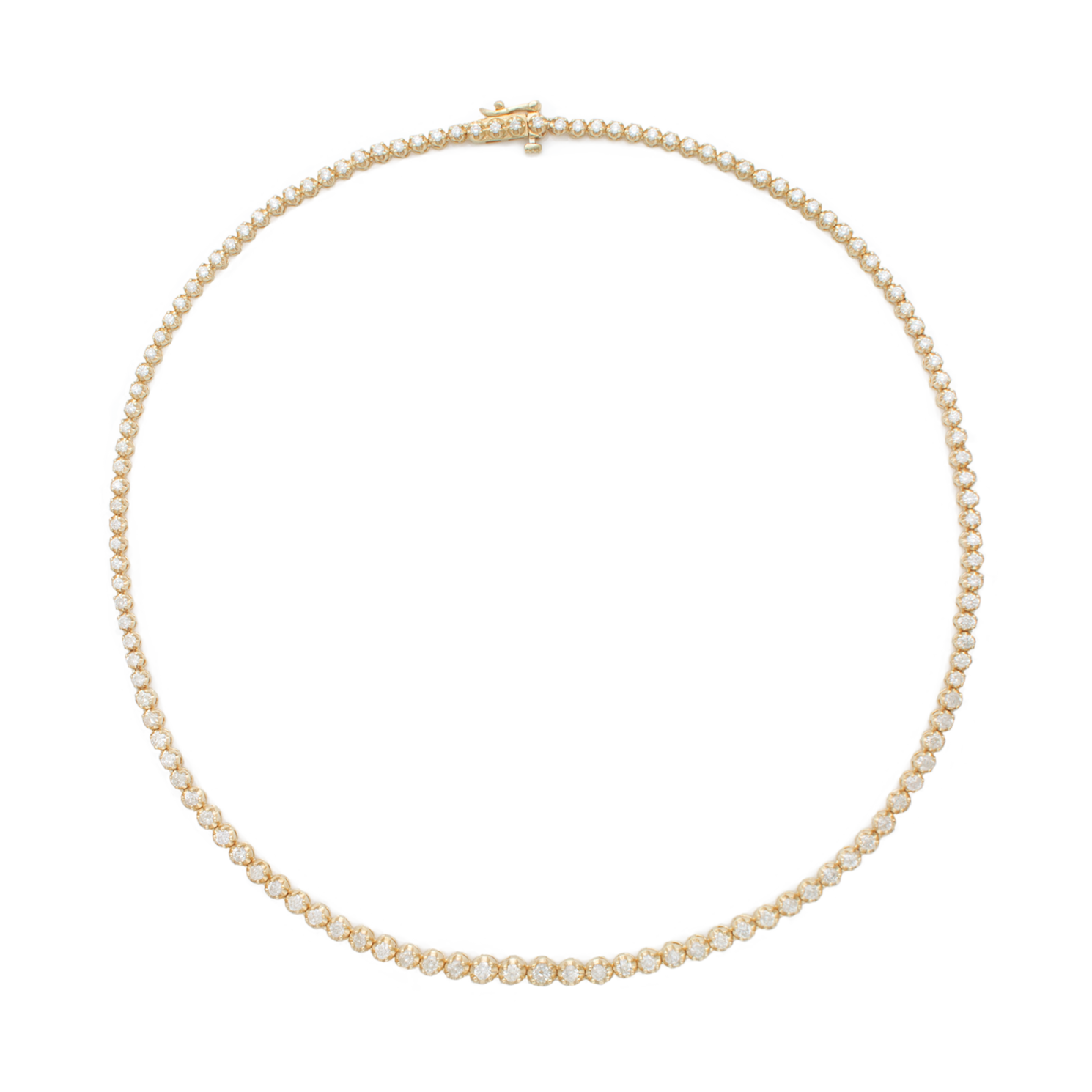 Noble Diamond Tennis Necklace