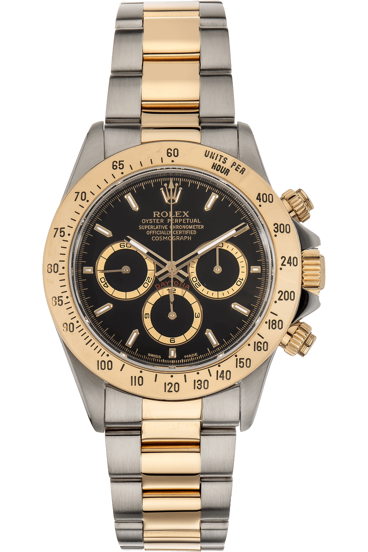 Pre-Owned Daytona Zenith Movement Yellow Gold and Stainless Steel Automatic