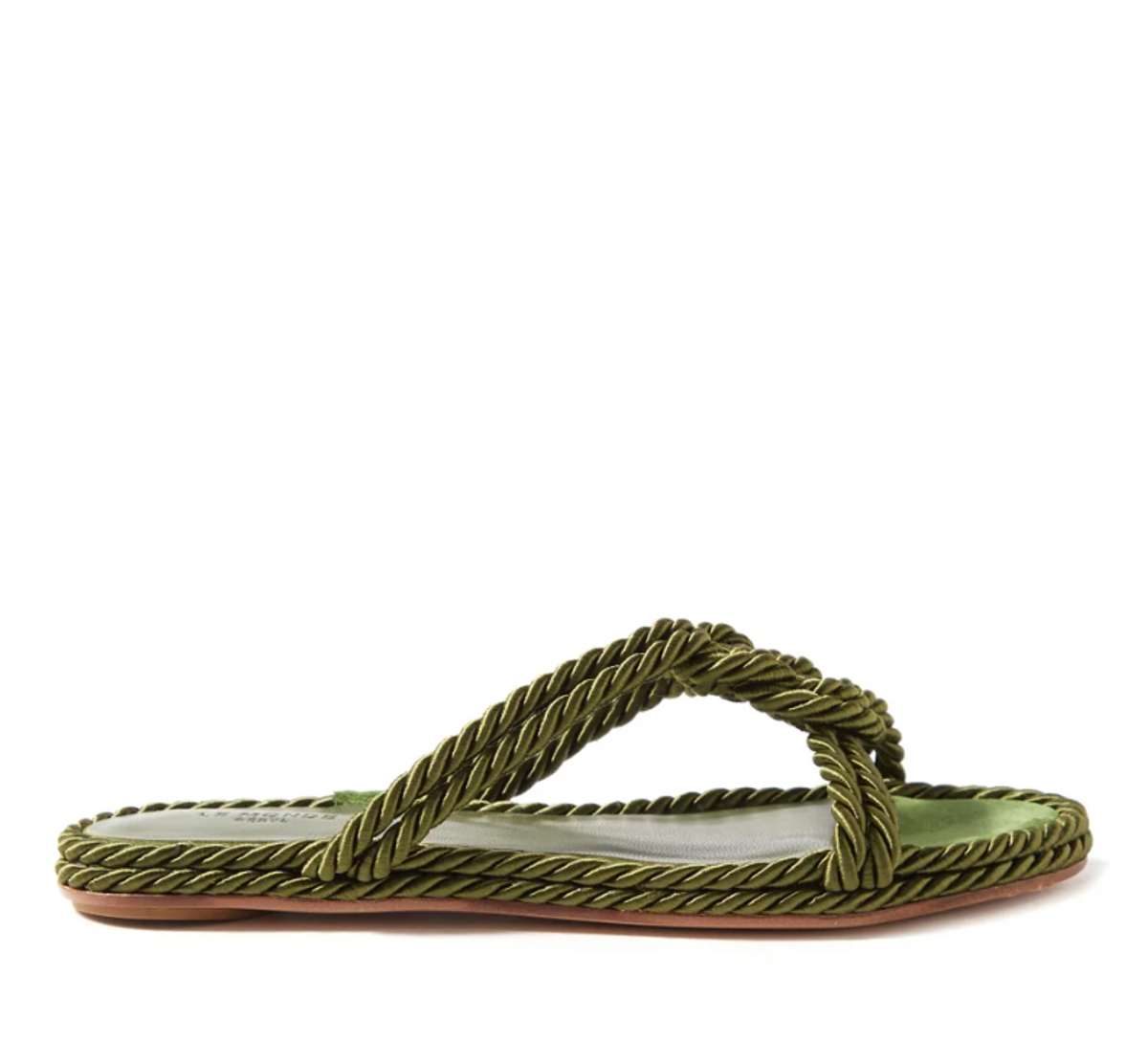 Rope Braided Suede Sandals