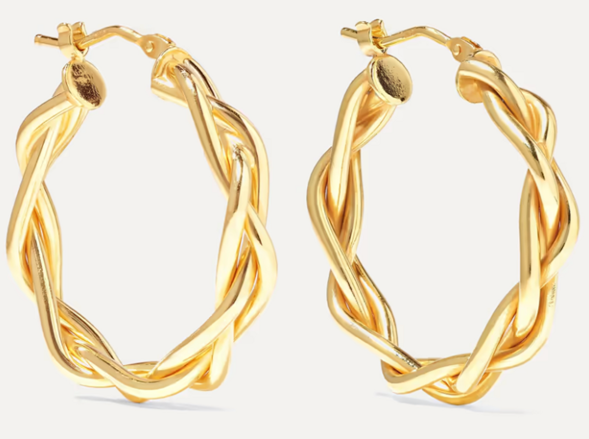 14-Karat Gold Hoop Earrings