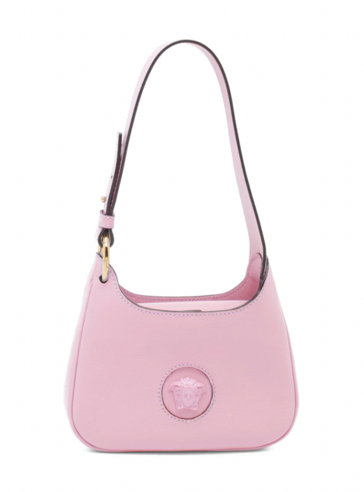 La Medusa Pink Leather Crossbody Bag