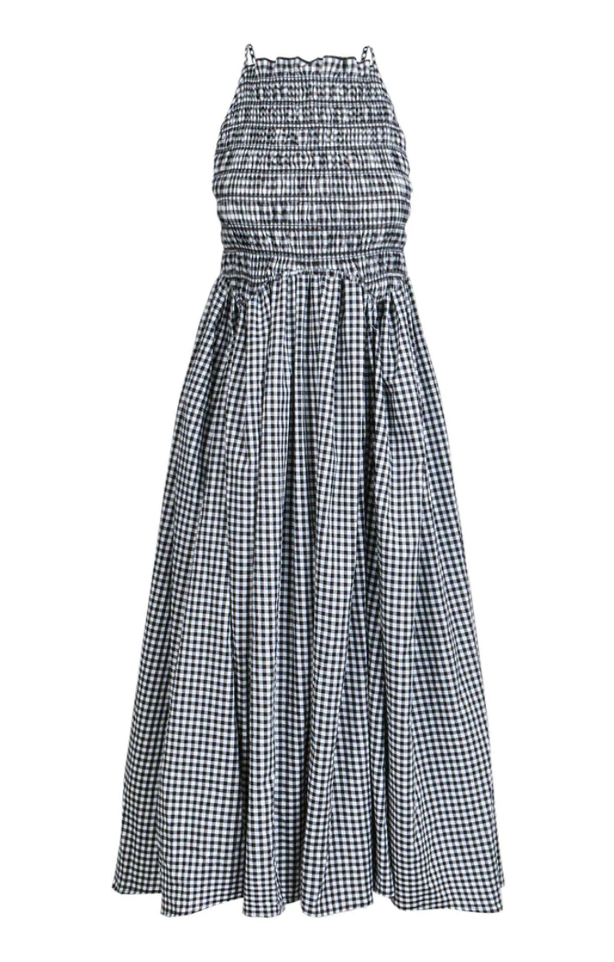 Goose Dress in Black & White Gingham