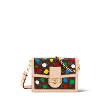 Leather handbag Louis Vuitton x Yayoi Kusama Multicolour in