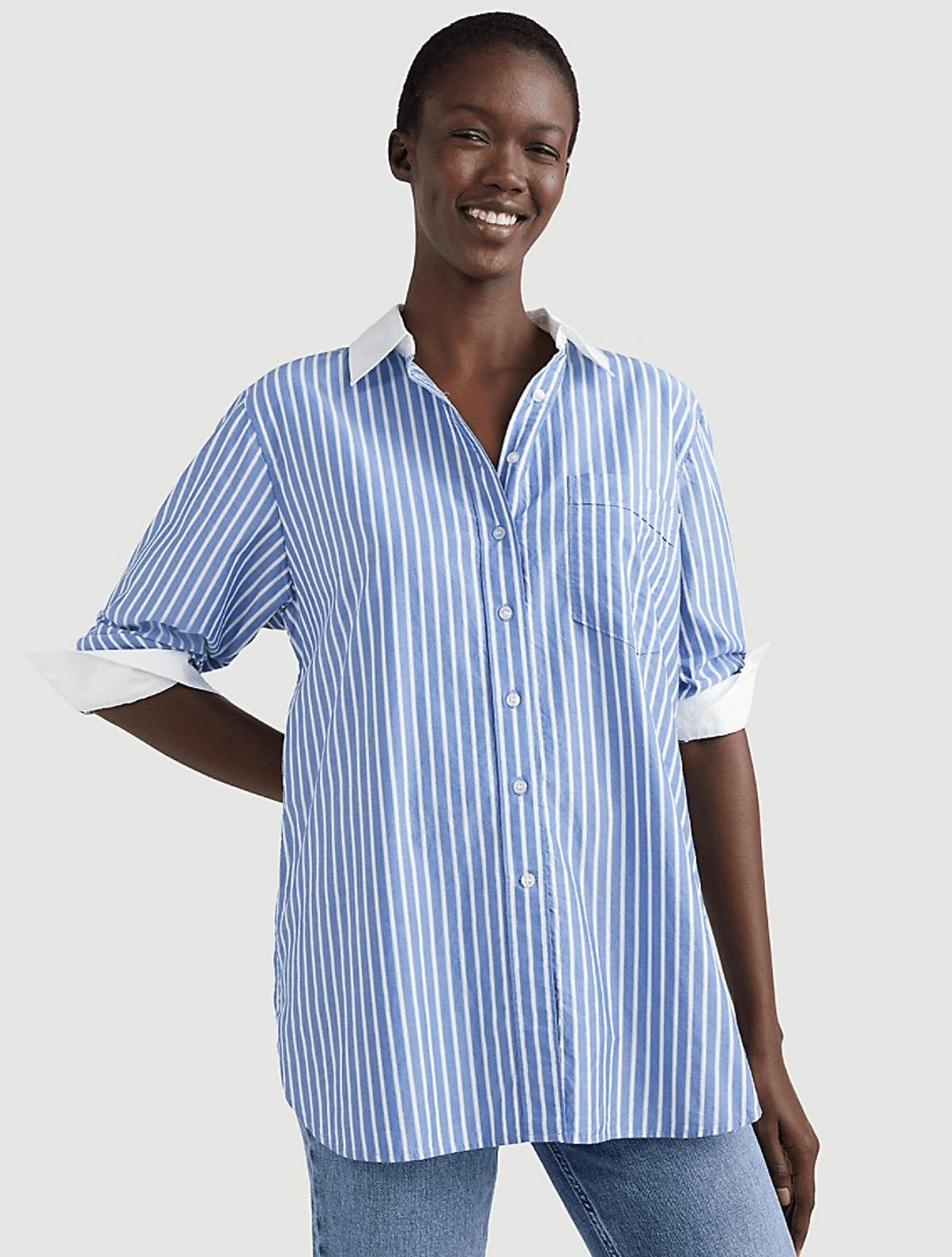 Oversized Stripe Shirt