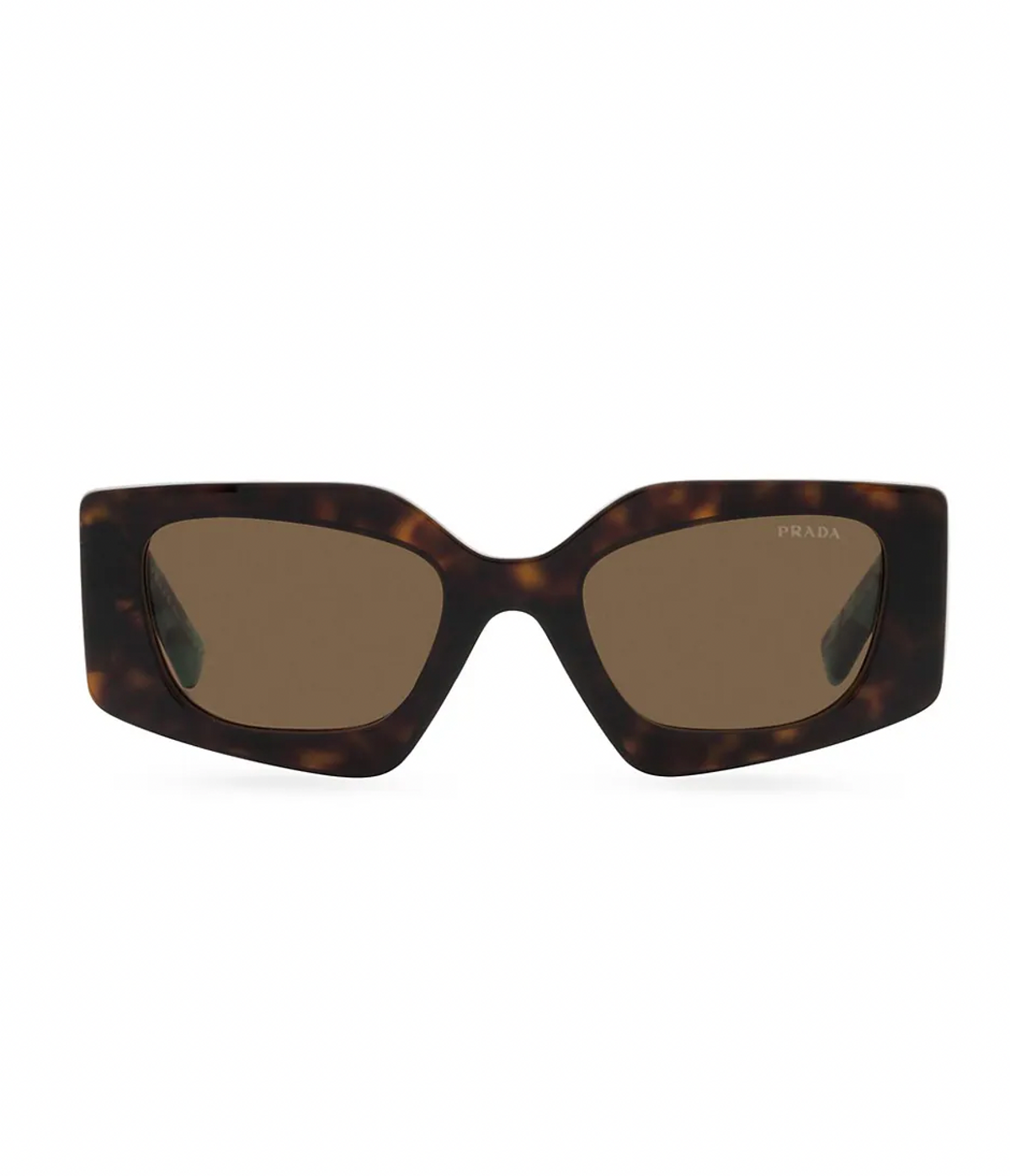 52MM Tortoiseshell Rectangular Sunglasses