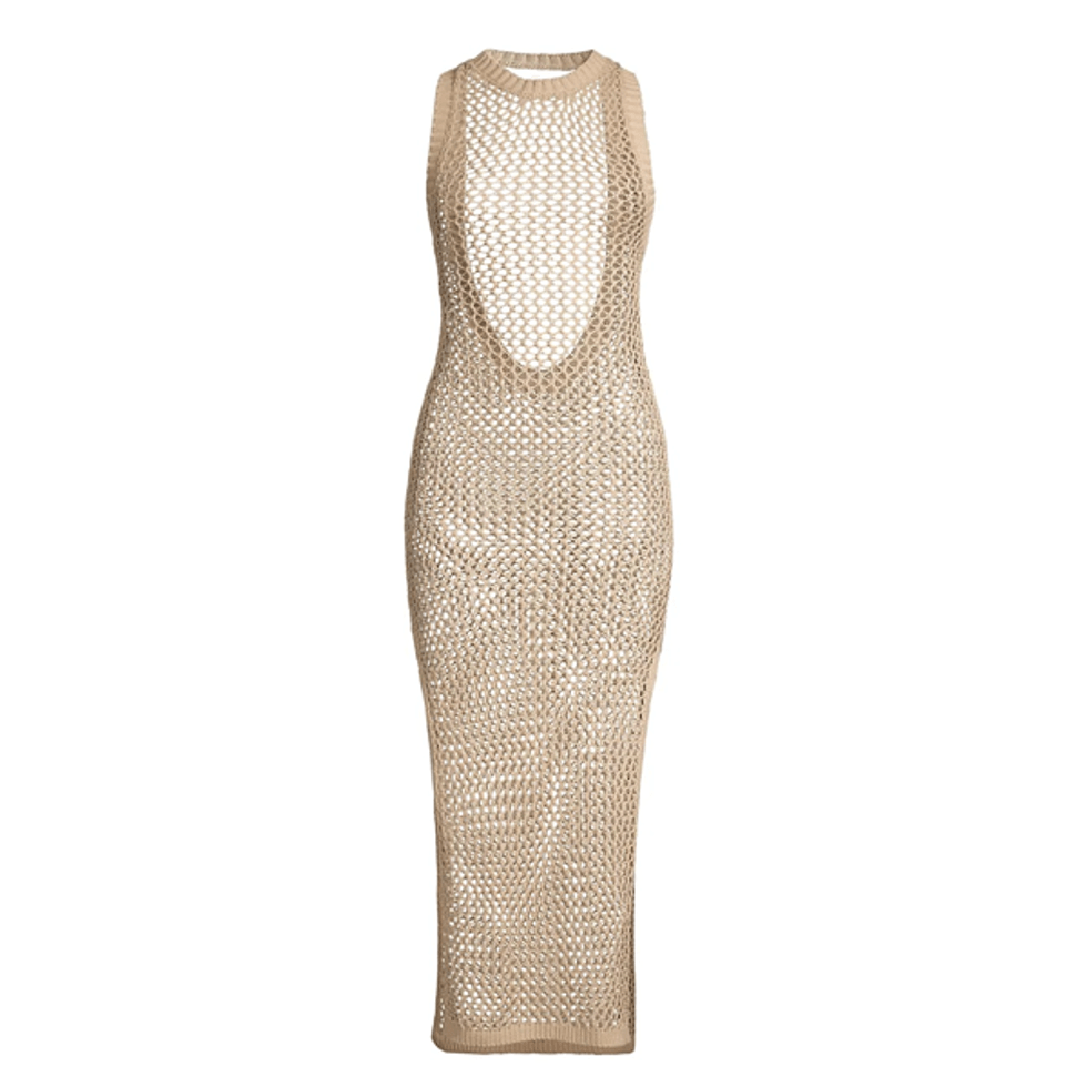 Holly Net Cover-Up Midi-Dress