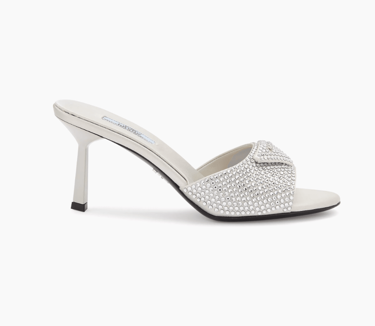 Modellerie 75MM Crystal-Embellished Mules