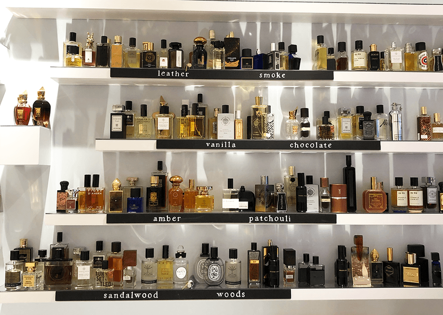 Modern sweet men's fragrance trend illustration by Faith Xue