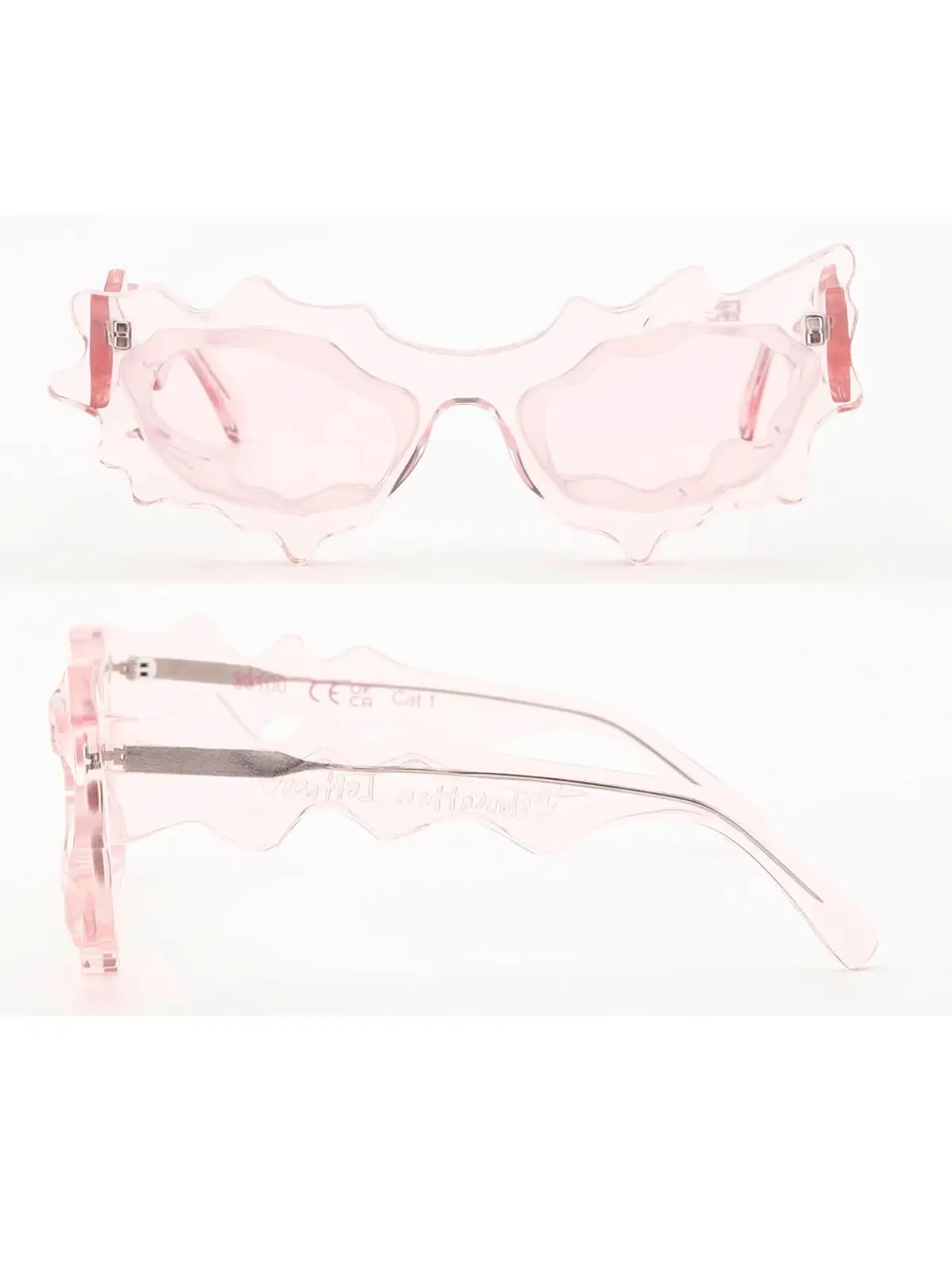 Baby Pink Spike Sunglasses