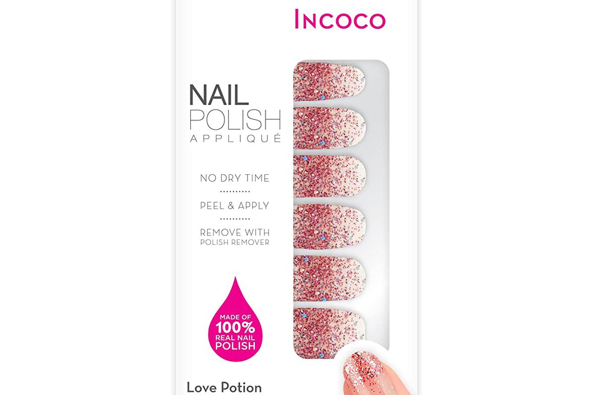 incoco nail polish applique nail art designs