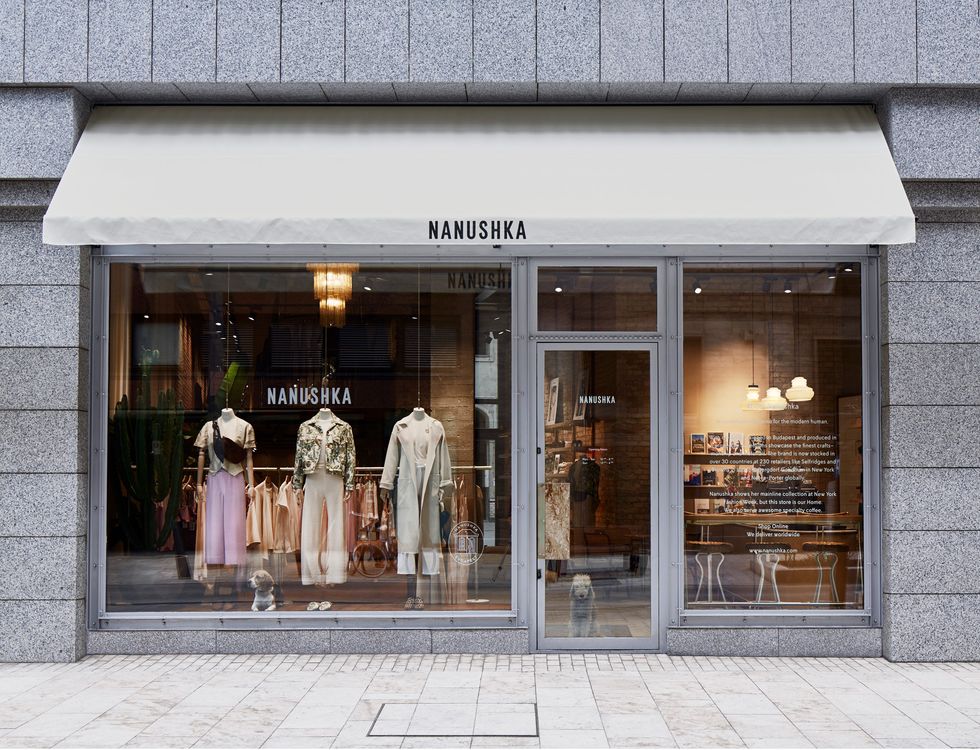 inside nanushka flagship store