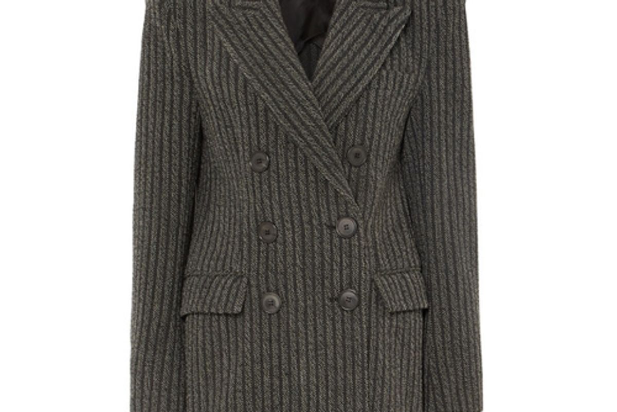 isabel marant jaxen double breasted striped wool blend blazer