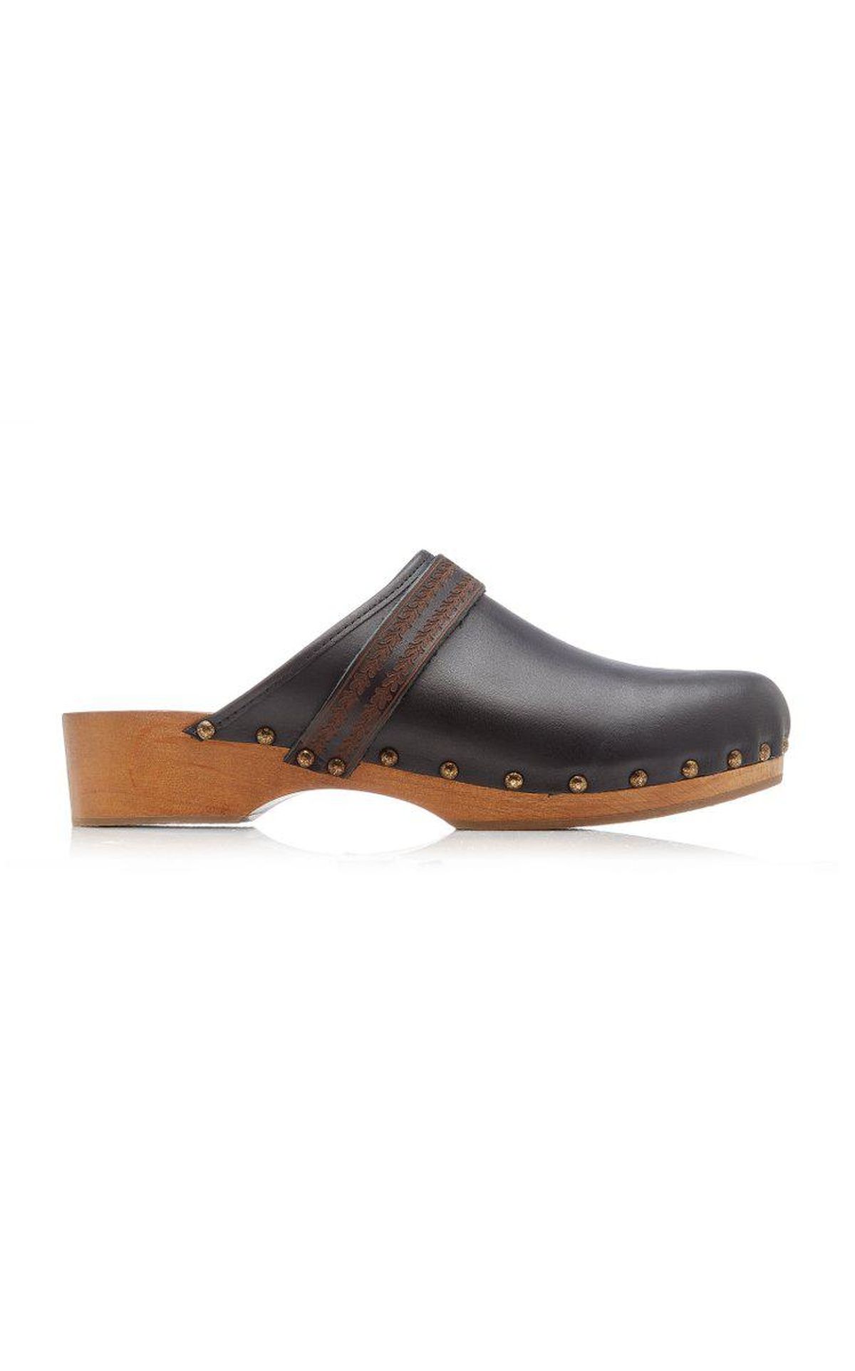 isabel marant thalie studded leather clogs