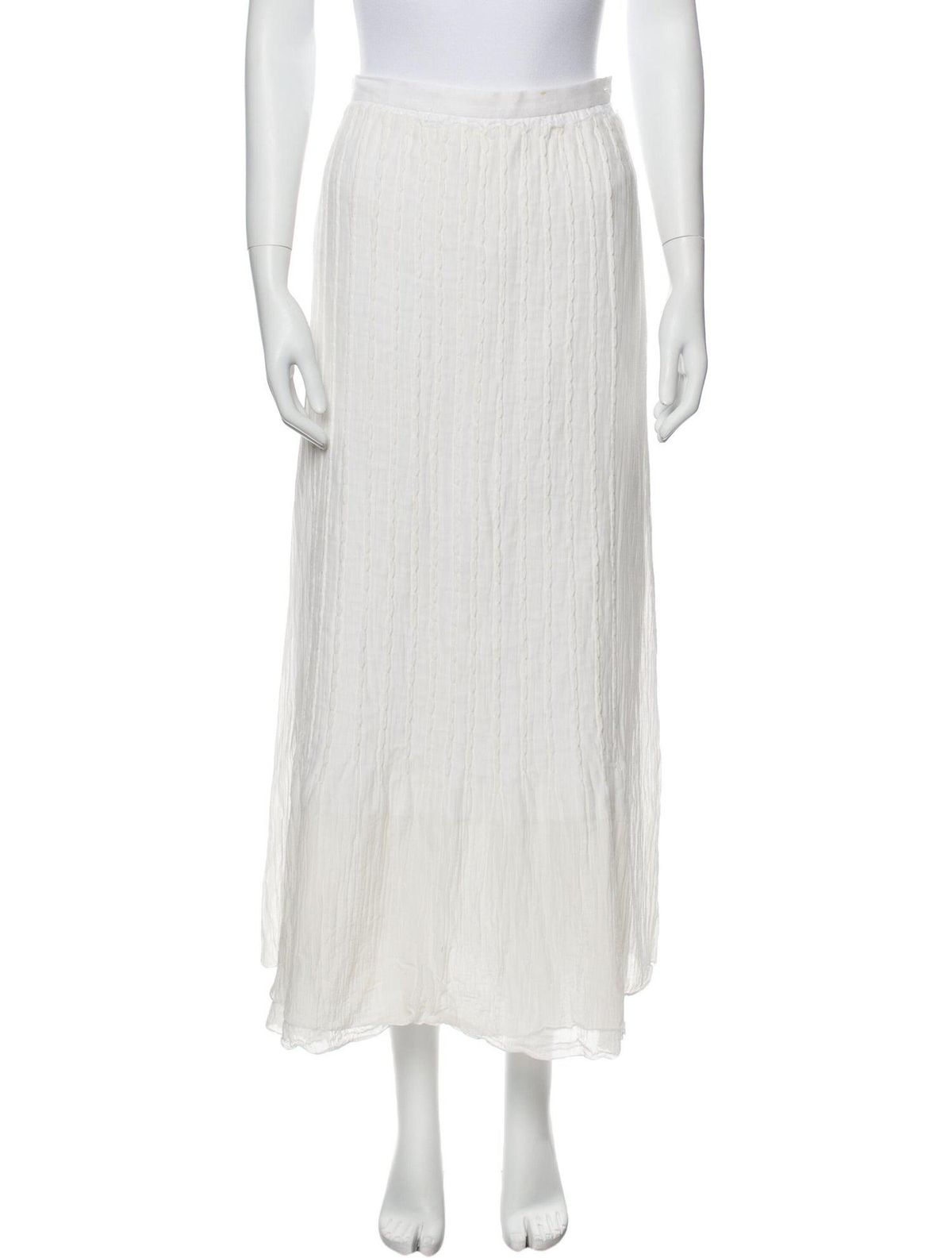 issey miyake midi length skirt
