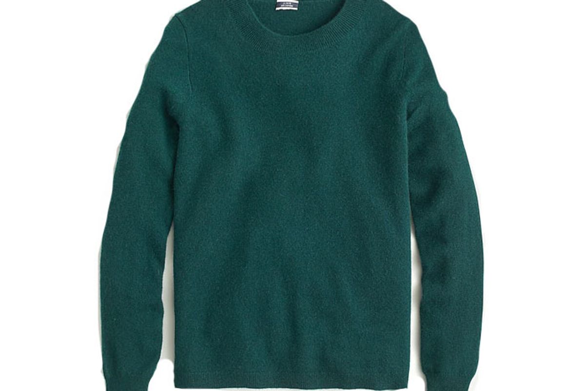 j crew cashmere crewneck sweater