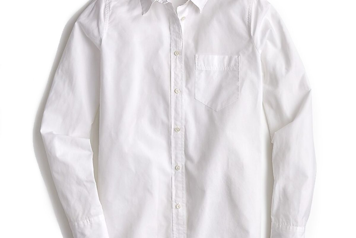 j.crew classic fit boy shirt in cotton poplin