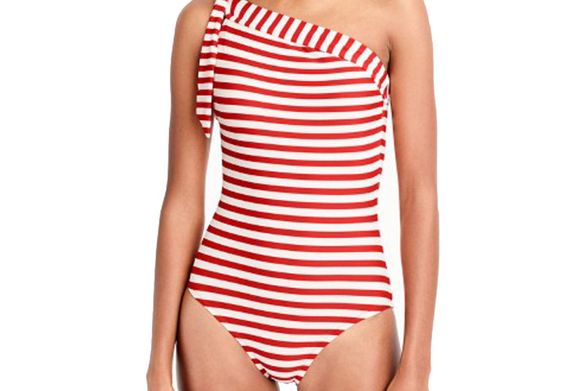 One-Shoulder One-Piece Swimsuit