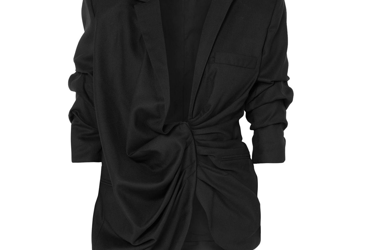 jacquemus bahia asymmetric wool blazer